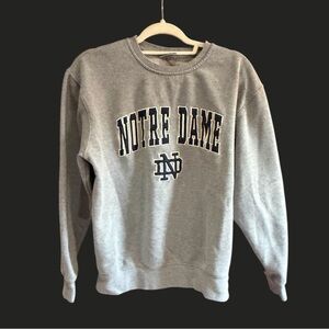 VTG STADIUM ATHLETICS NOTRE DAME Sweatshirt Crewneck‎ Y2K Gray M